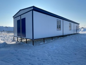 Модульное здание из сэндвич-панелей "Санпропускник" (18*4,8м)