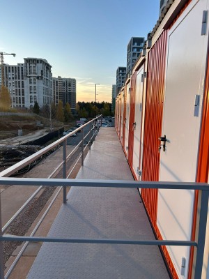 Блочно-модульное здание «ЛЮКС» (6,0*16,8*5,2м)