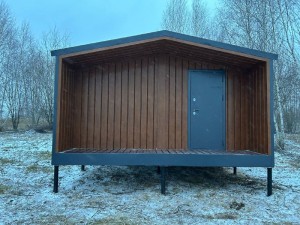 Дачный домик "БАРН-Эко" (8,0*4,8м)