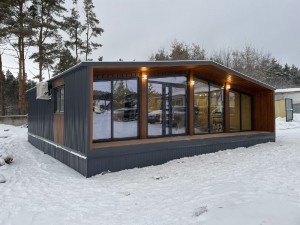 Дачный домик «БАРН» (9,0*9,6*3,1/2,4м)